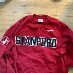 Nike Red Stanford Crewneck Sweatshirt